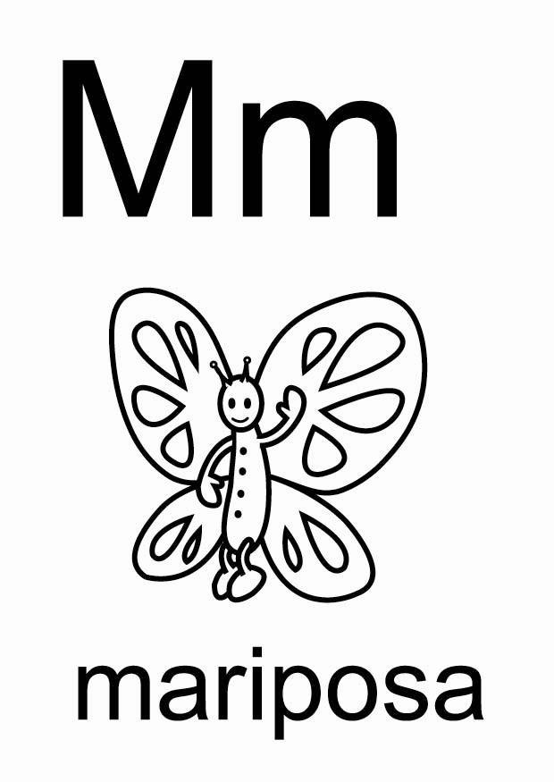 m Coloriage m