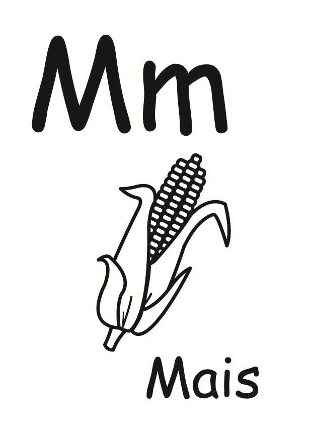 m Coloriage m