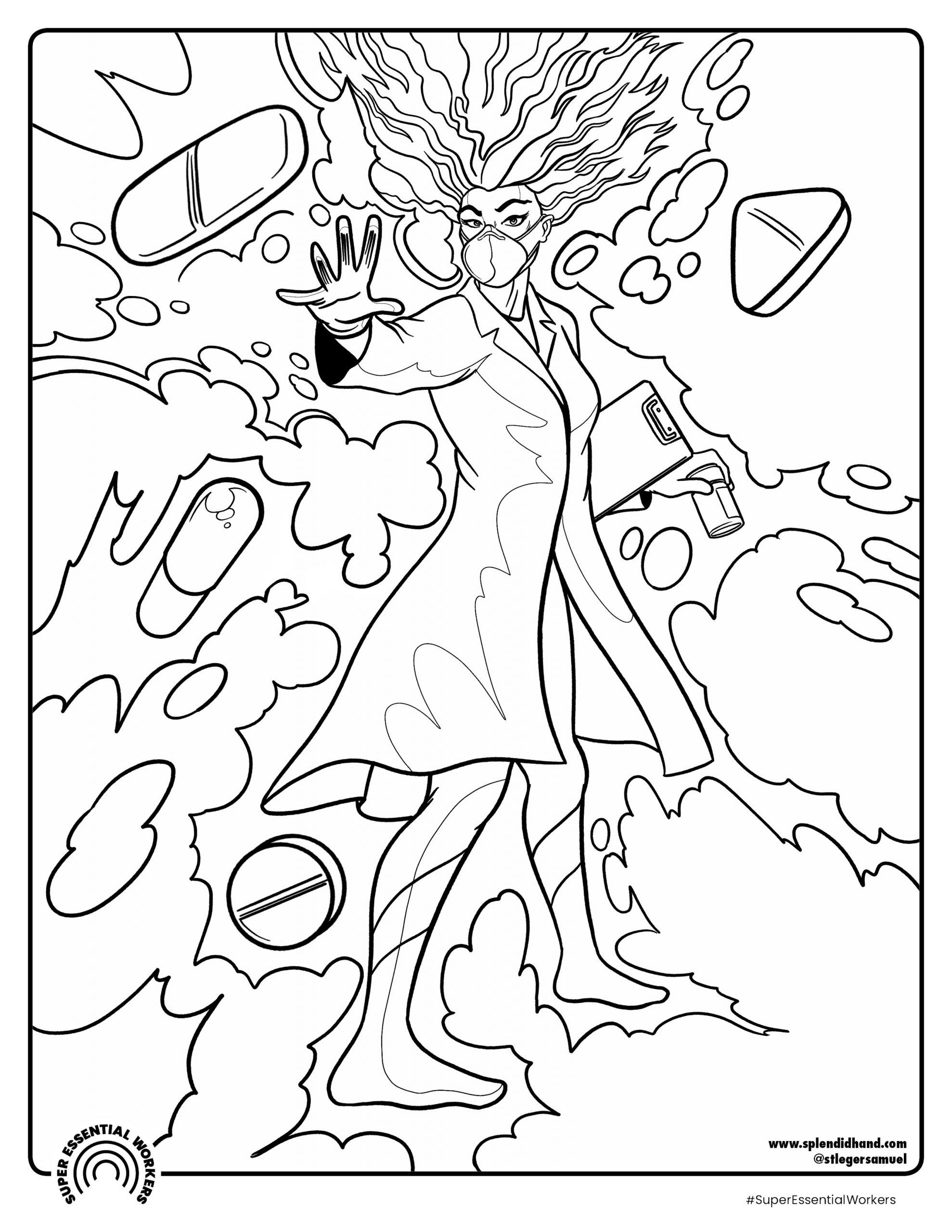 mA©decin Coloriage mA©decin