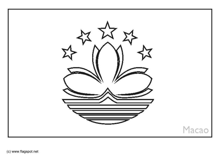 Coloriage macao