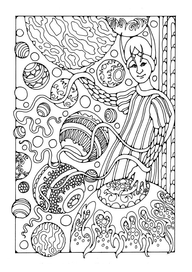 magicien Coloriage magicien