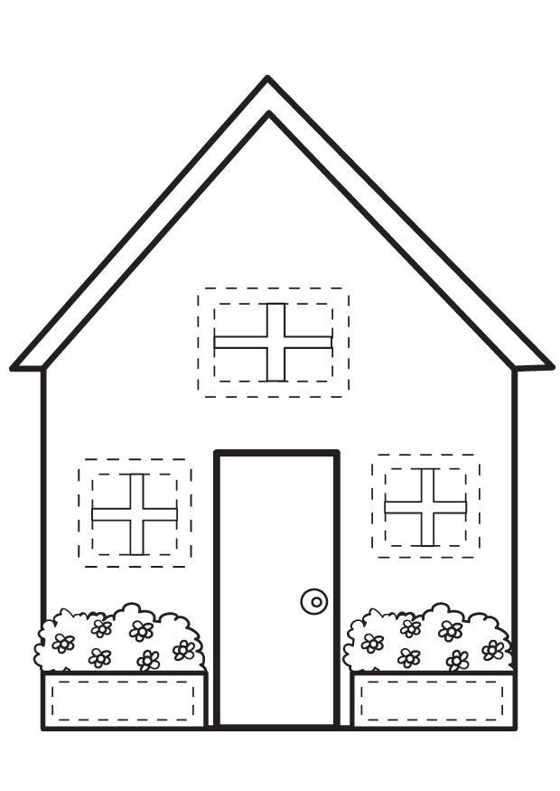 maison Coloriage maison