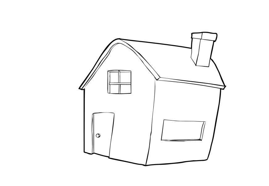maison Coloriage maison