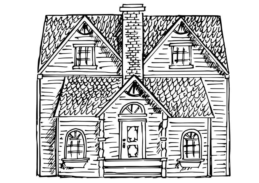 maison Coloriage maison