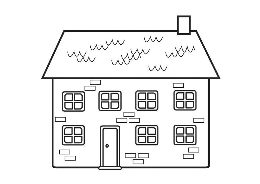 maison Coloriage maison