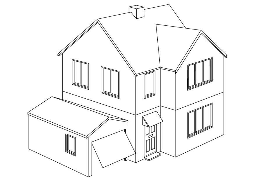 maison Coloriage maison