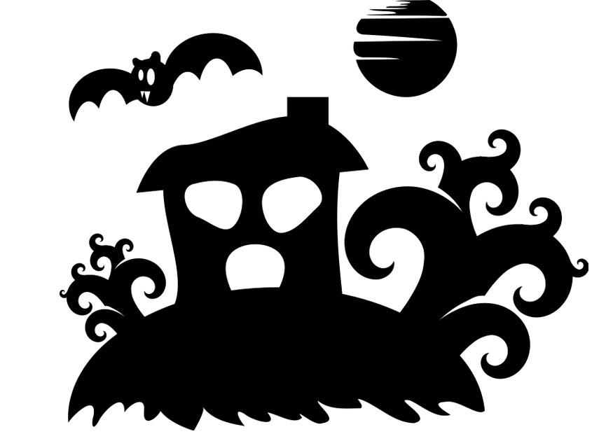 maison hantA©e Coloriage maison hantA©e