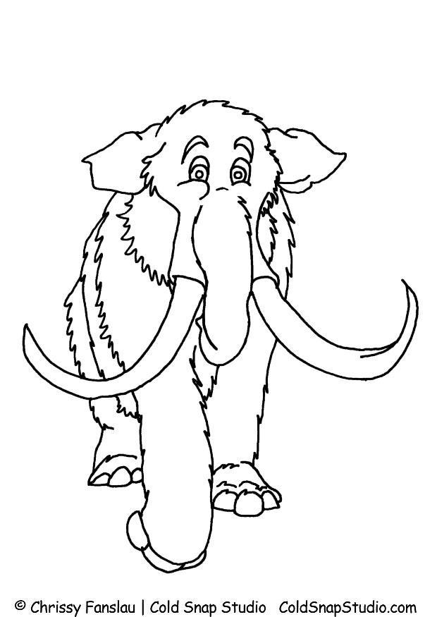 mammouth Coloriage mammouth