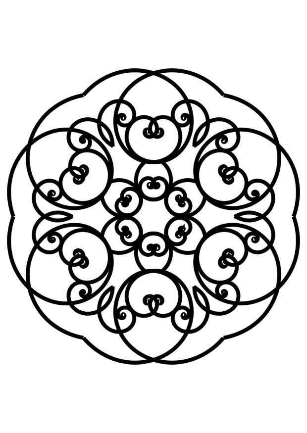 mandala Coloriage mandala