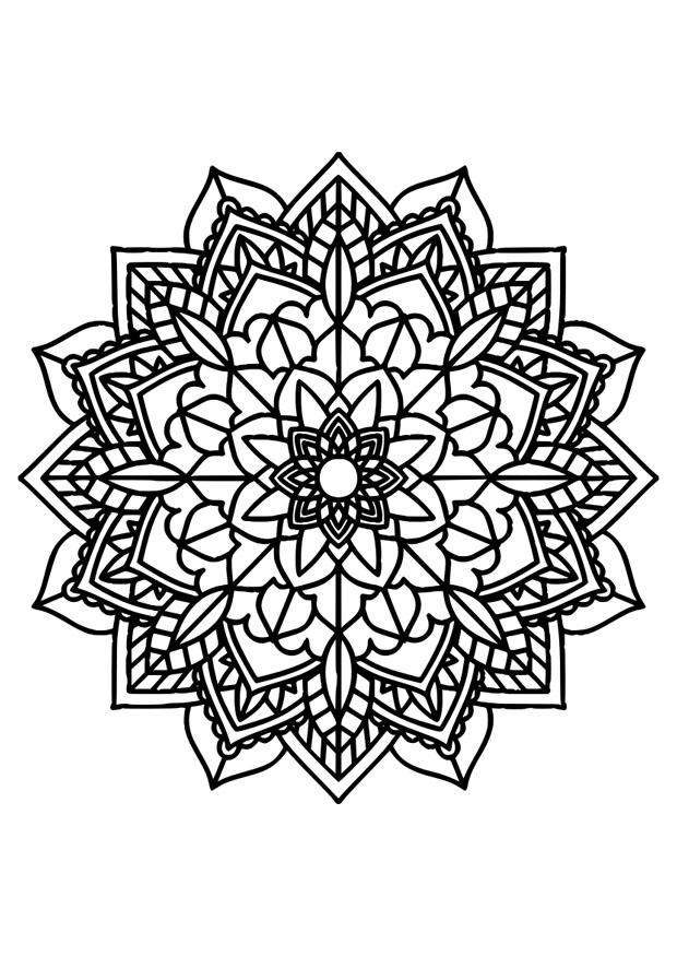 mandala Coloriage mandala