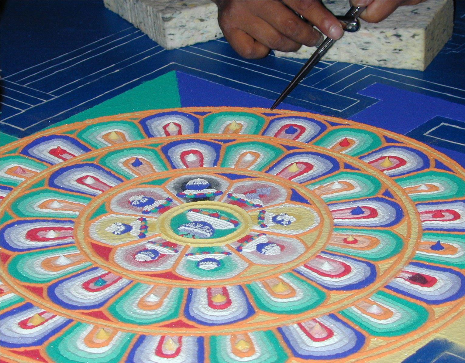 mandala de sable Photo mandala de sable