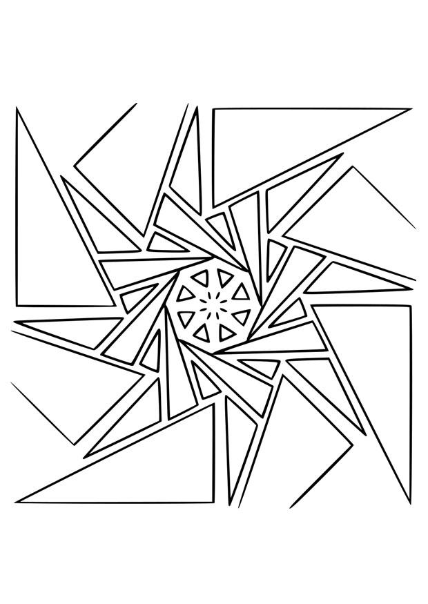 Coloriage mandala11