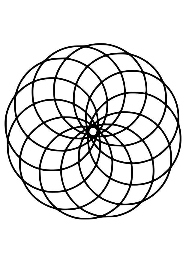 mandala14 Coloriage mandala14