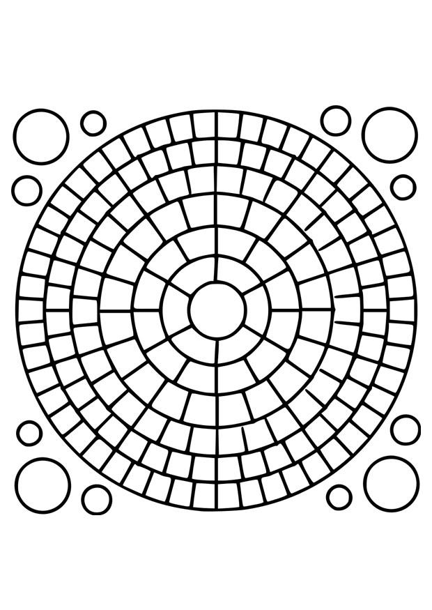 Coloriage mandala2