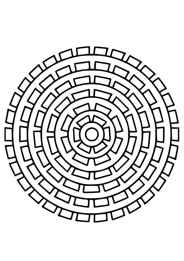 mandala25 Coloriage mandala25