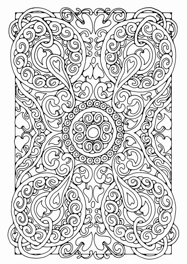 Coloriage mandala5a