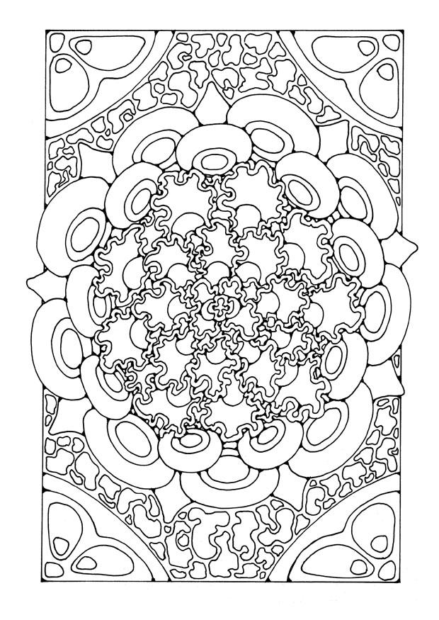 Coloriage mandala9a