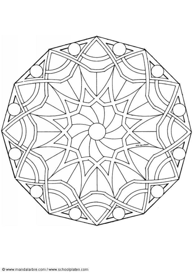 mandalab5 Coloriage mandalab5