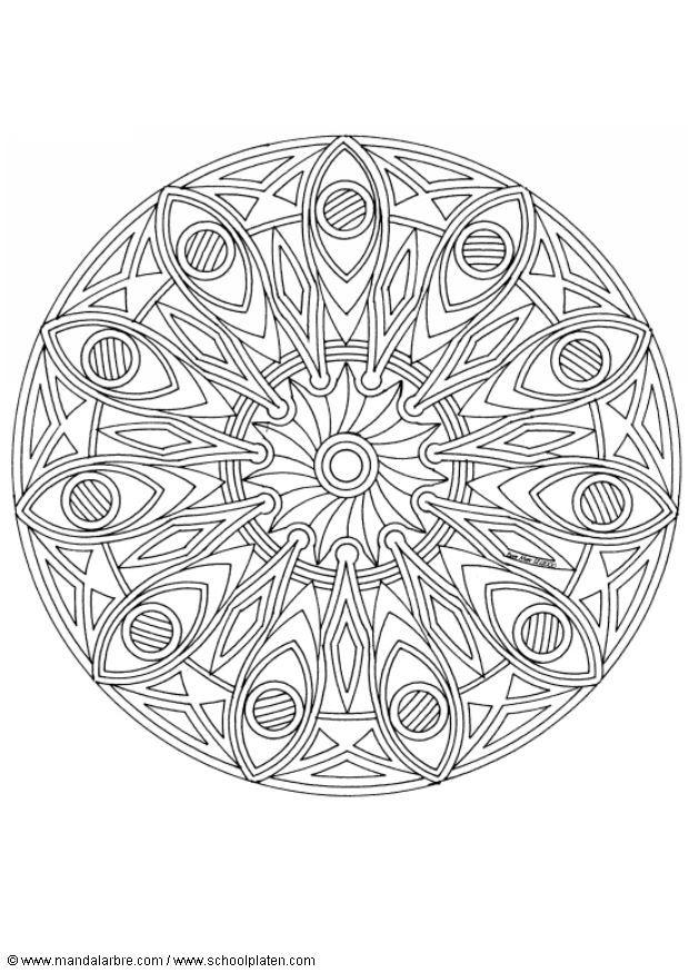 mandalac3 Coloriage mandalac3