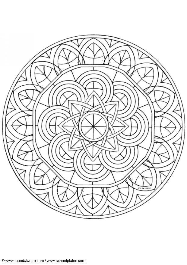 mandalas4 Coloriage mandalas4