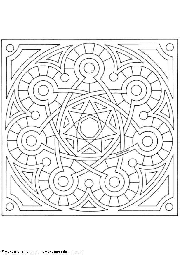 mandalax1 Coloriage mandalax1