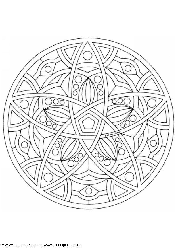 mandalaz3 Coloriage mandalaz3