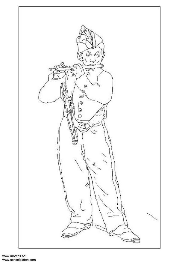 Coloriage manet