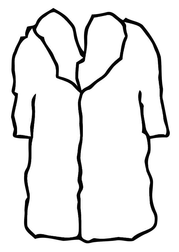 manteau de fourrure Coloriage manteau de fourrure