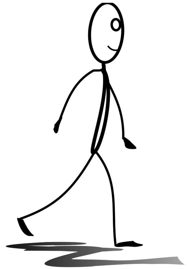 marcher Coloriage marcher