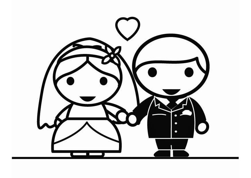 mariage Coloriage mariage
