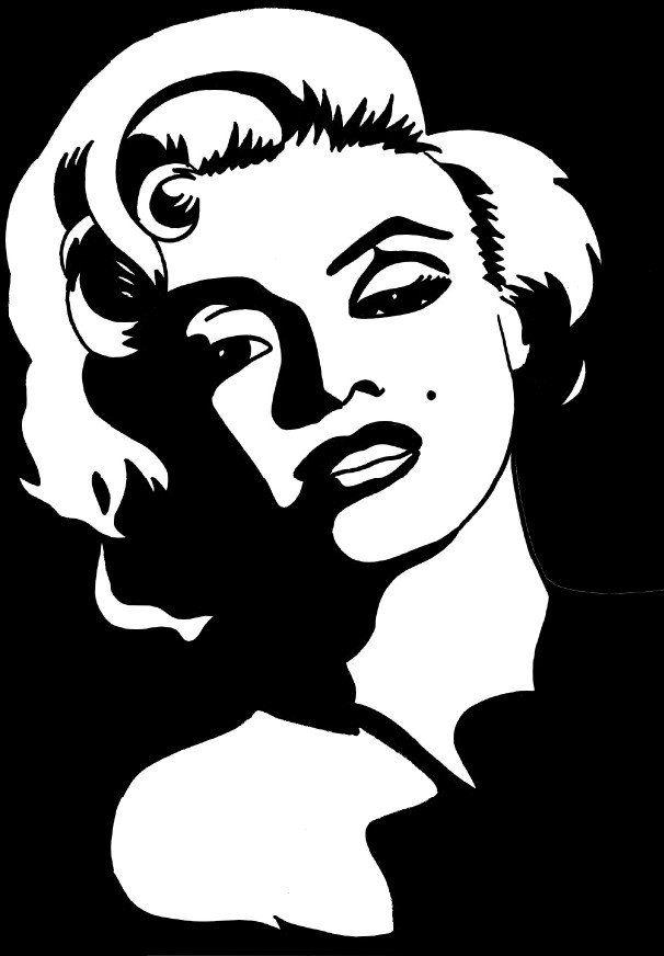marilyn monroe Coloriage marilyn monroe