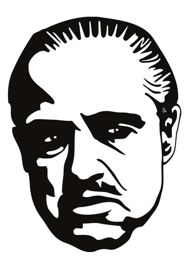 marlon brando Coloriage marlon brando