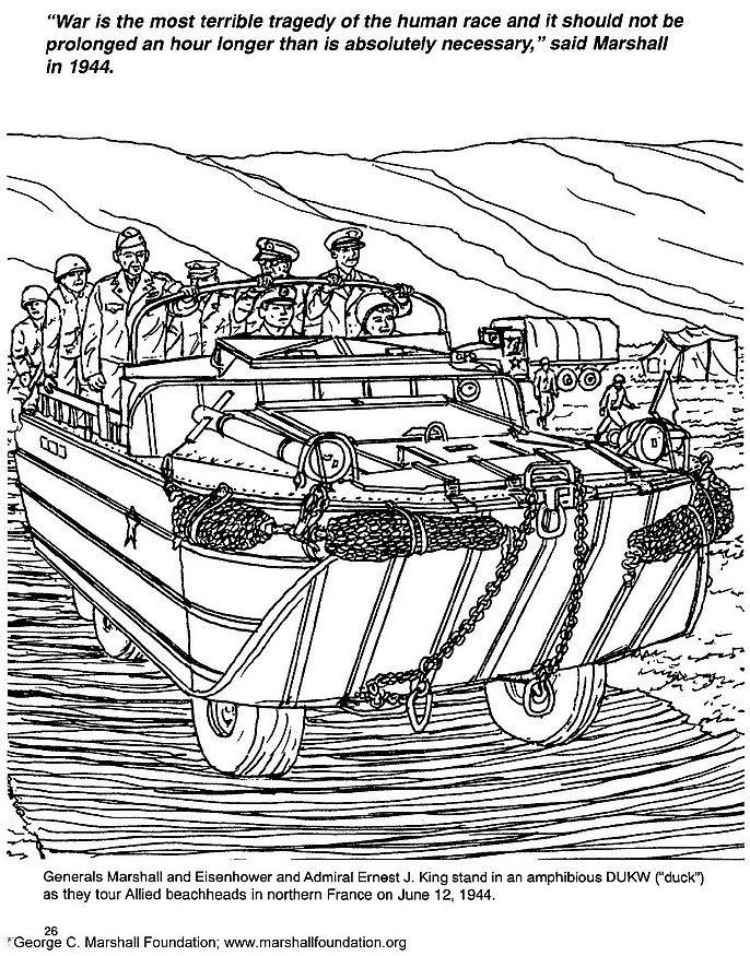 marshall, eisenhower, king Coloriage marshall, eisenhower, king