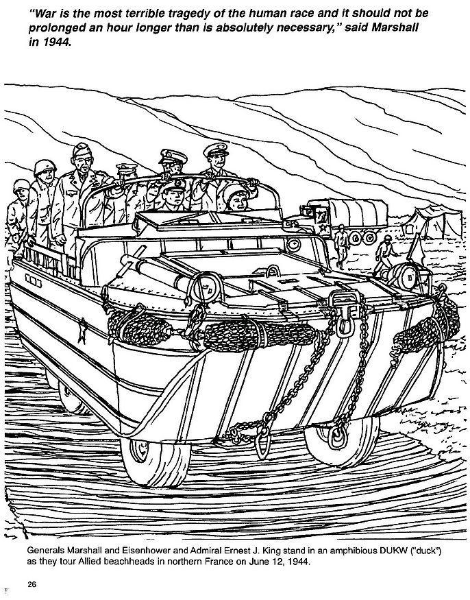 marshall, eisenhower, king Coloriage marshall, eisenhower, king
