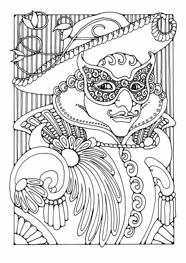 masquA© Coloriage masquA©