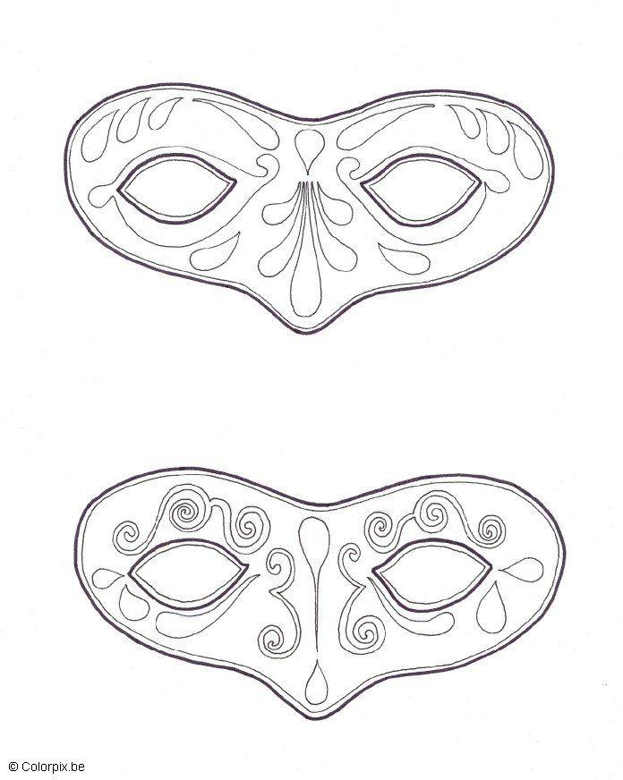 masques Coloriage masques