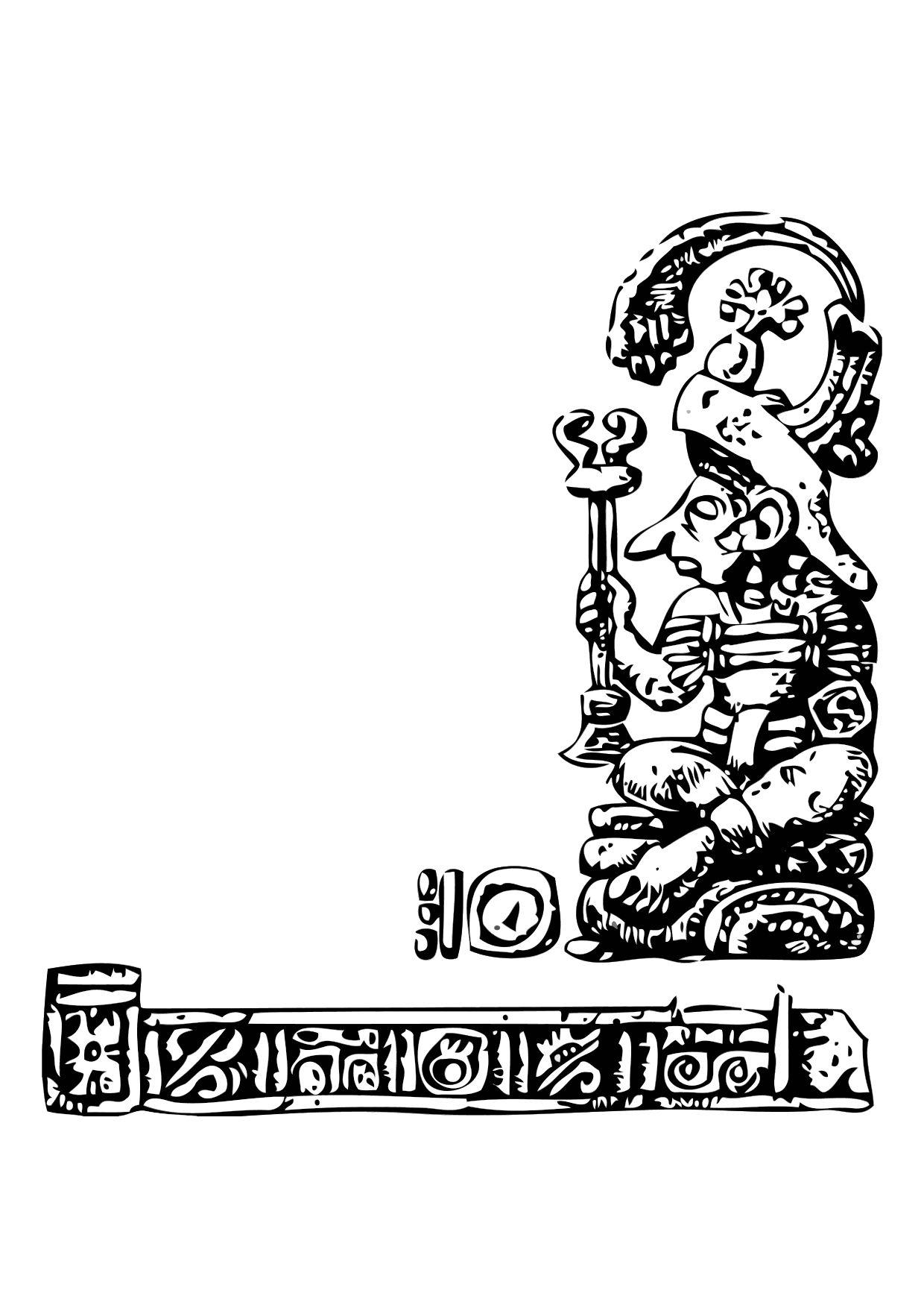 maya Coloriage maya