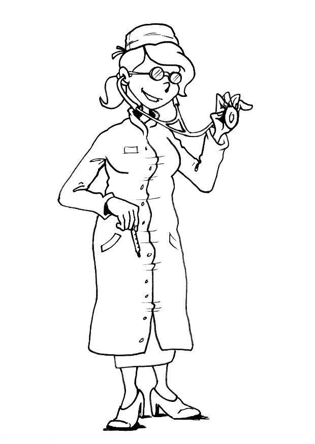 mA©decin Coloriage mA©decin