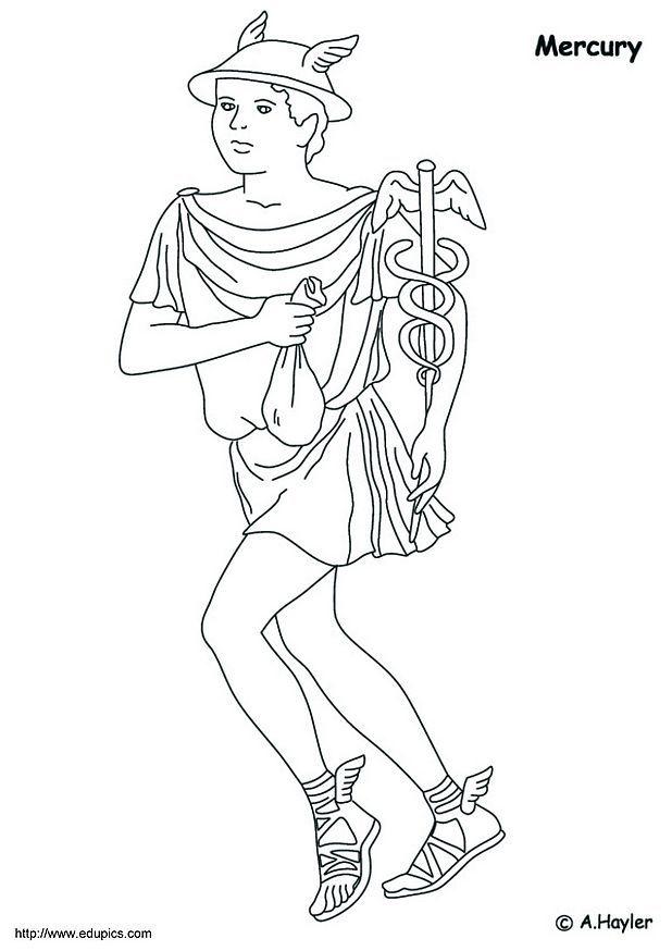 mercure Coloriage mercure