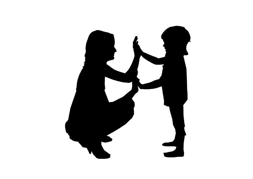 Coloriage mA¨re et enfant