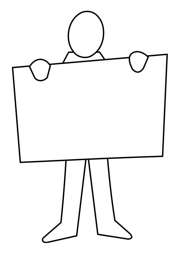 message Coloriage message