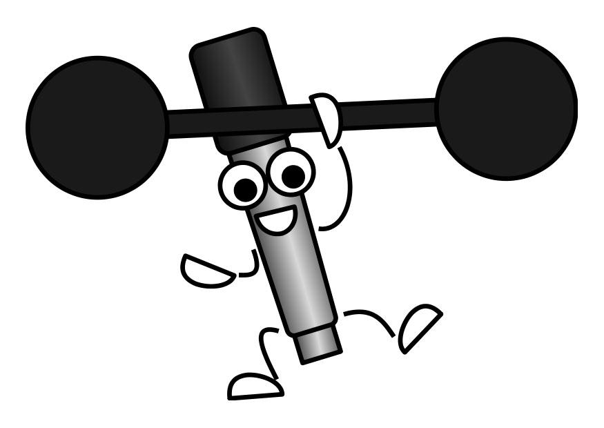 microphone - haltA©rophilie Coloriage microphone - haltA©rophilie