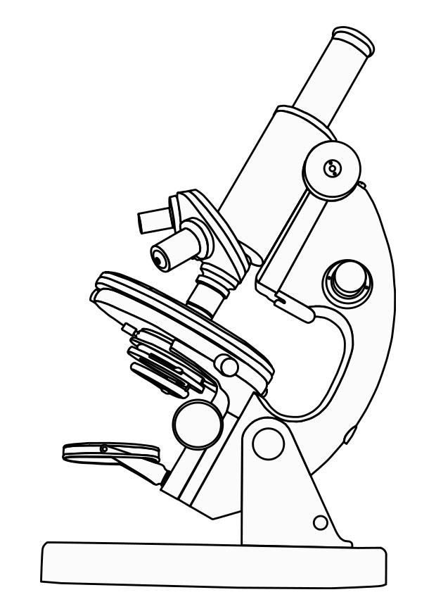 microscope Coloriage microscope