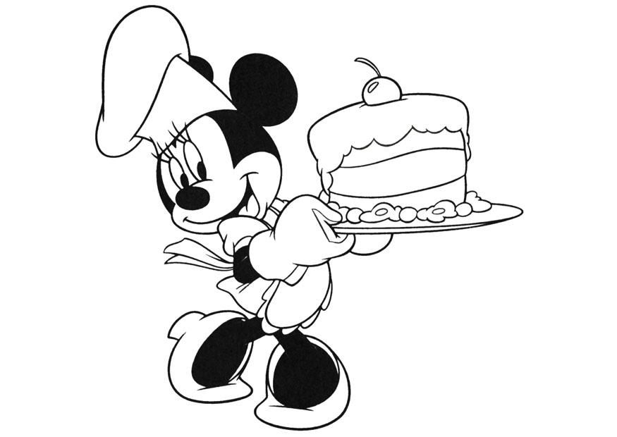 minnie mouse Coloriage minnie mouse