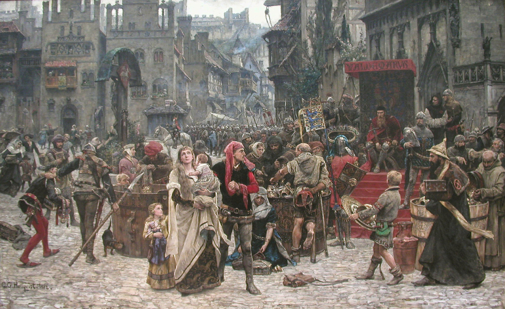 mise A contribution par valdemar atterdag A visby, 1361 Photo mise A contribution par valdemar atterdag A visby, 1361