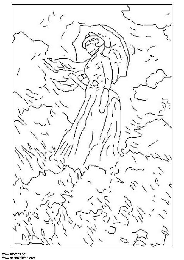Coloriage monet