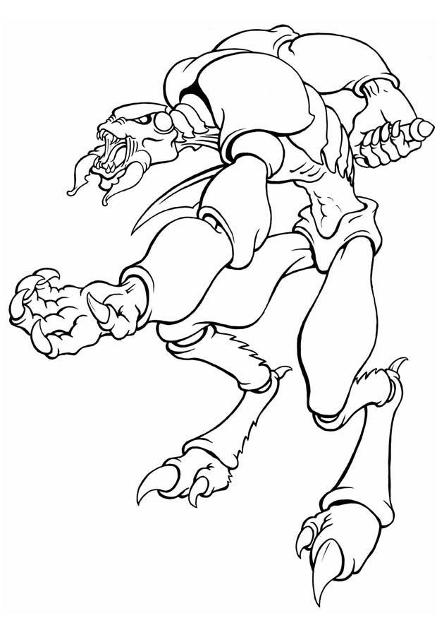 monstre Coloriage monstre