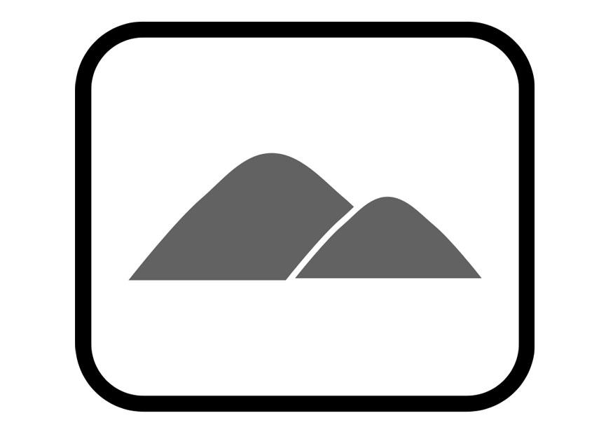 montagnes Coloriage montagnes