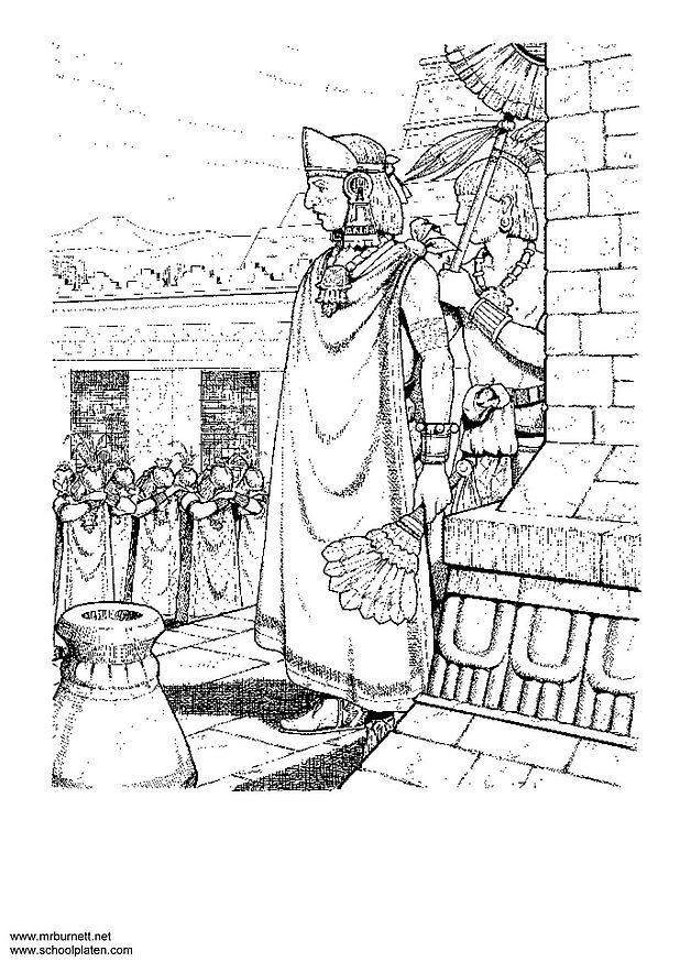 montezuma Coloriage montezuma