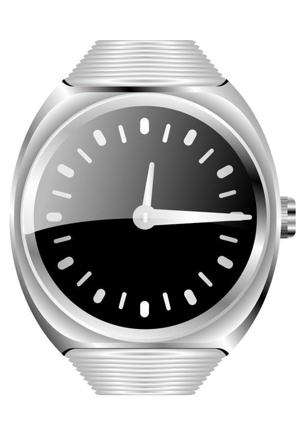 montre bracelet Coloriage montre bracelet